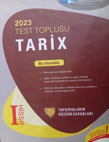 Ходунки: Ikisi 4manat
tarix test kitabi