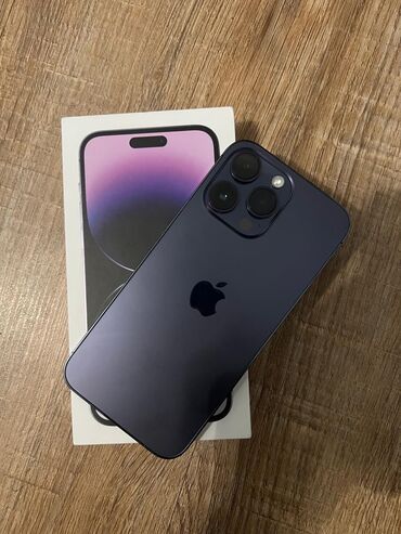 iphone 15 pro max 256 цена бишкек: IPhone 14 Pro Max, Колдонулган, 256 ГБ, Deep Purple, Коргоочу айнек, Кабель, Каптама, 86 %