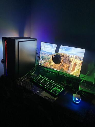 Gaming stolüstü kompüter komplekti Tərkibi: - Sistem bloku: RGB