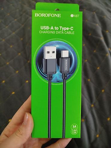 micro usb kabel: BOROFONE BX87 USB-A to Type-C şarj və data kabeli yeni heç bir — 1