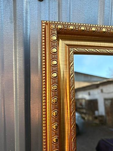standing mirror: В наличии Винтажное зеркало с орнаментом, рамка ПВХ Цвет: золото — 2