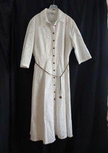 платье на нооруз: Кече көйнөгү, Барпайган кооз, Пахта, XL (EU 42)