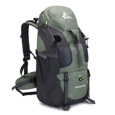 Рюкзаки: Рюкзак для походов 50 л, водонепроницаемый дорожный рюкзак для мужчин