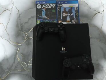 PS4 (Sony PlayStation 4): PlayStation 4 Pro(CUH-7200)+FIFA 24 + UFS 4 Отличное состояние не