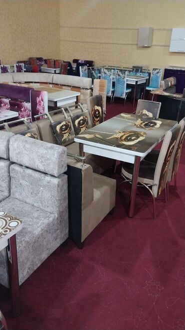 Masa və oturacaq dəstləri: 🇹🇷Turkiye istehsali. Metbex masa desti Masa 4oturacaq Masa 80*130 — 5