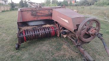 avto rullar: MTZ tipli təkərli traktor + ot biçən press bağlayan və ot yığan — 3