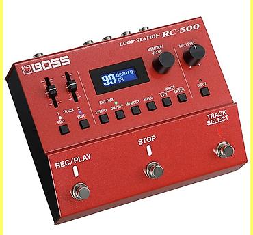 klarnet a: BOSS Loop Station RC-500 – peşəkar looper pedalı - İki müstəqil — 2