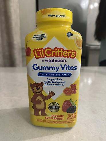 болуп: L’il Critters by vitafusion Gummy Vites — детские жевательные — 1