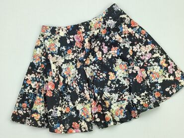 zwiewną sukienki w kwiaty: Skirt, Bershka, S (EU 36), condition - Good