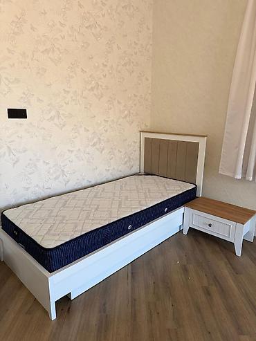 stil mebel: Tək nəfərlik çarpayı dəsti Əlavə Sintifon döşək üzərində. - Ölçü — 1