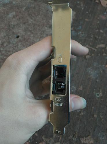 ses aparatı: PCI dial-up modem kartı - Konnektor tipi: PCI (qızılı kontaktlar) — 3