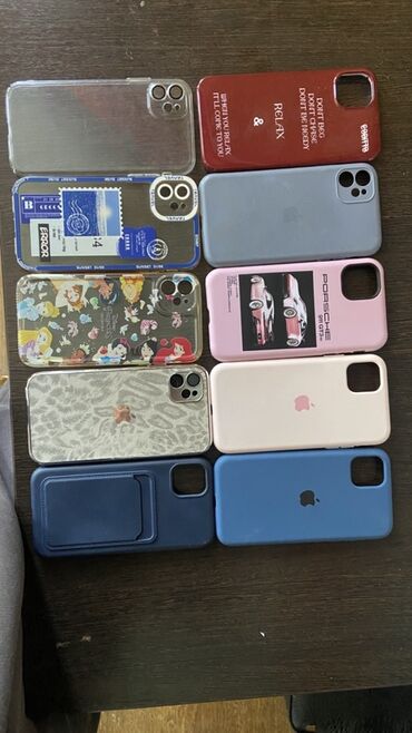 новые телефоны: Продаю 10 чехлов на iPhone 11. В хорошем состоянии, без трещин. Есть