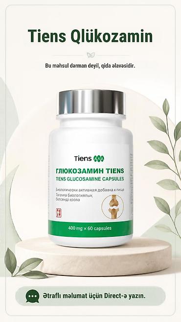 Другие медицинские товары: 🌿 Tiens Qlükozamin — qlükozamin, xondroitin və kollagen tərkibli — 7