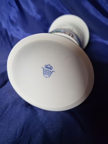 Ostali kućni dekor: Vaza nova 70te,rucno oslikana Istocna Nemacka. Porcelanska — 11