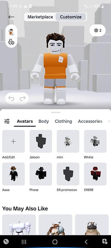 Другие комплектующие: Готовый игровой аватар для Roblox — темный персонаж в стиле — 3