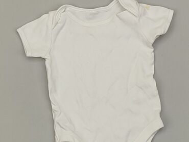 białe body niemowlęce: Body, Tu, 3-6 m, 
stan - Zadowalający