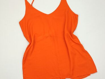 pomarańczowa bluzki na ramiączkach: Bluzka Damska, H&M, S, stan - Bardzo dobry