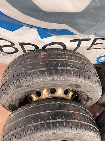 Колеса в сборе: Колеса в сборе 225 / 70 / R 15, Зима, Б/у, Комплект, Легкий коммерческий транспорт (C/LT), Железные, отверстий - 5 — 12