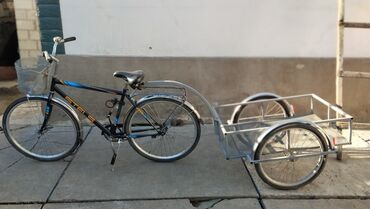 четырехколесные велосипеды: Продаю велосипед с прицепом.
прошу 16000с. т