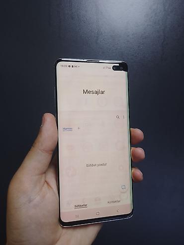 samsun a23: Samsung Galaxy S10 Plus, 128 GB, rəng - Qara, Simsiz şarj — 9