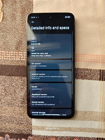 redmi turbo 3 pro: Redmi 12, 128 GB, rəng - Qara — 1