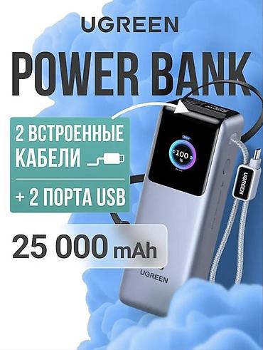 UGREEN Power Bank nexode pro 200w 25 000 mAh - Емкость 25 000 мА·ч —