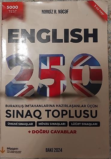 Книги и журналы: Məhsul: English 250 – Buraxılış imtahanlarına hazırlaşanlar üçün sınaq — 1