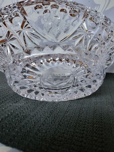 Činije: Cinija nova kristal,rucni rad Anna Hutte iz 70,80ih.Nemacka. Cinija — 14