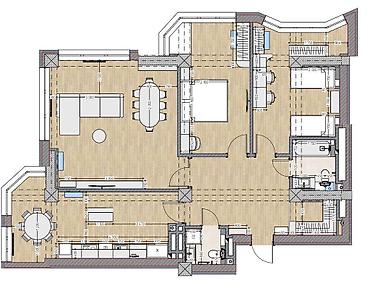 Продажа квартир: 3 комнаты, 117 м², Элитка, 6 этаж, Дизайнерский ремонт — 8