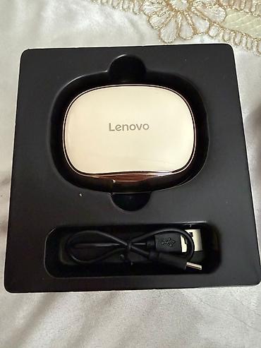 Audio: Yeni Simsiz (Bluetooth) Qulaqcıqlar, Lenovo, rəng - Qızılı — 2