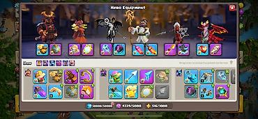 kohnə və yeni hesablar plani: Clash of Clans hesabı. Her iki kend full seviyye, her shey fulldur — 6