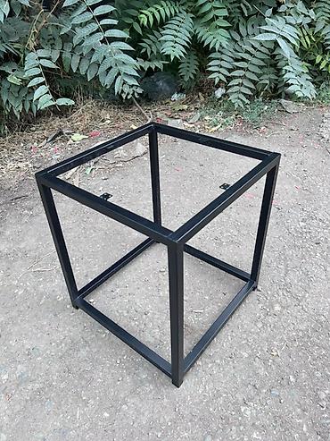 office table: Металлическая мебель из профильной трубы — минимализм и прочность — 5