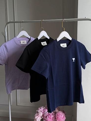 Футболки Ami новые в наличии Хлопок 100% XS, S M Доставка по