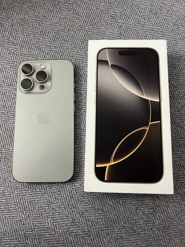 iphone 6a: IPhone 16 Pro, Жаңы, 512 ГБ, 100 %