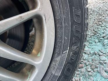 Унаа: Дөңгөлөктөр монтажда 195 / 65 / R 15, Кыш, Колдонулган, Комплект, Жеңил унаалар, Куйма — 4