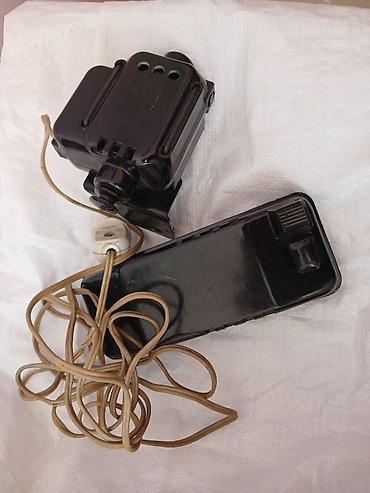 Tikiş maşınları: Sovet istehsalı elektrik ayaq pedalı – tikiş maşınları üçün Məhsul — 1