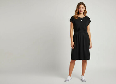 fioletowe sukienki plus size: H&M, Women`s dress, size S