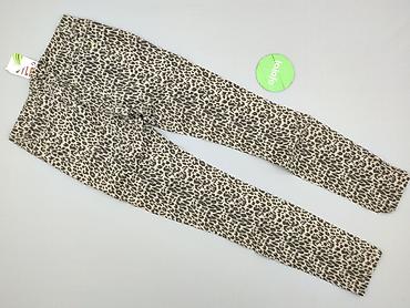 leopard jeans: Spodnie materiałowe damskie, rozmiar S — 3