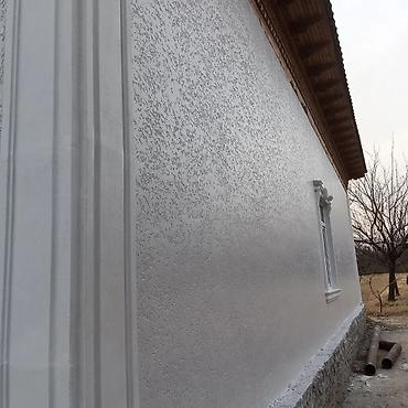 Фасадные работы: Фасад жидкий травертин 1000 сомдан 1300 сомгача туникафон жумуш — 8