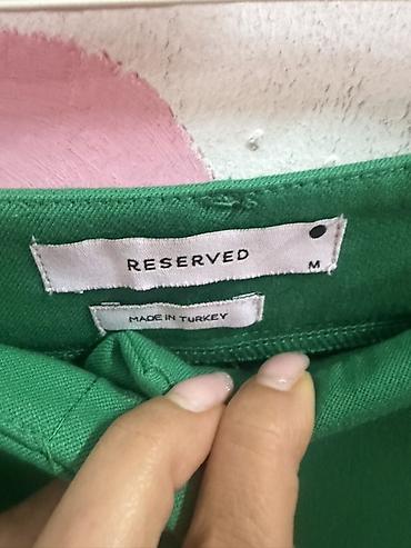ugg zelene: Zelene ženske pantalone – Reserved - Brend: Reserved - Veličina: M - — 2