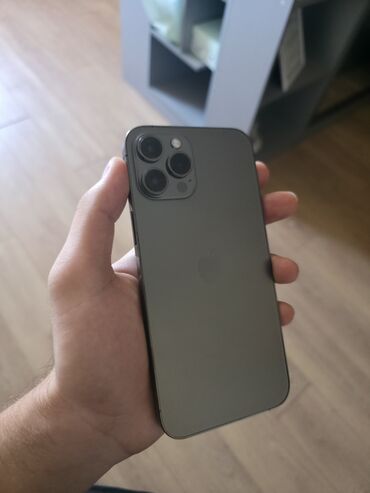 IPhone 12 Pro Max, 256 GB, Graphite, Simsiz şarj, Face ID