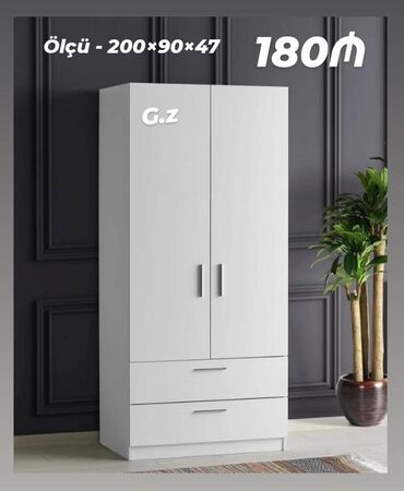 Açılan, 2 qapılı Düz dolab, Şifonyer