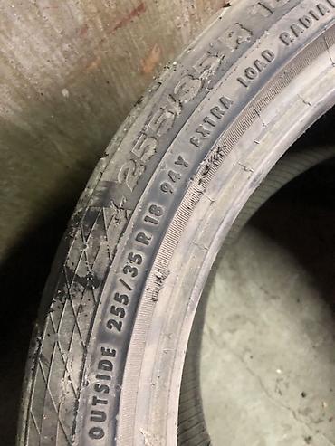 Шины: Продаю шины - Размер 1: 225/40 ZR18 92Y Michelin Лето 1 шт -1000 сом — 12