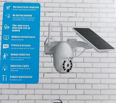 Kamere za video nadzor: Video nadzor PTZ wifi solar 16cam POE KIT FULLHD 12MP POKLON. Komplet — 15