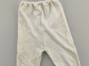 białe legginsy bawełniane: Спортивні штани, 3-6 міс., стан - Задовільний