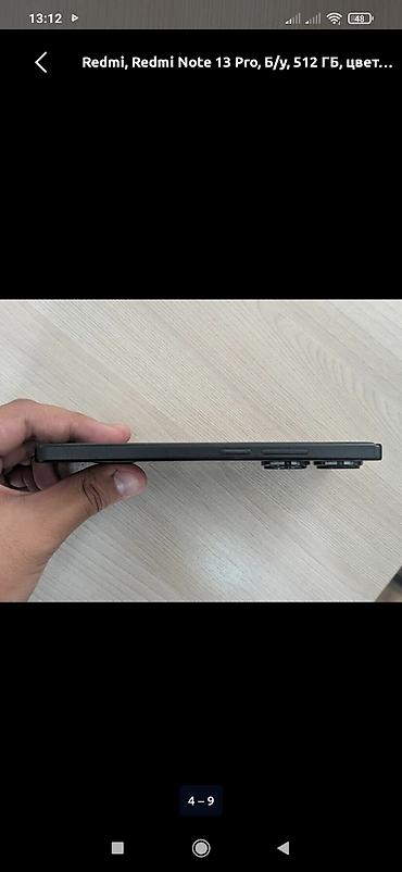 techno camon: Redmi Note 13 Pro, 512 ГБ, цвет черный купленный год назад 25.500 сом — 5