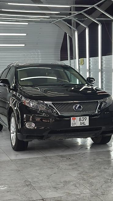 Lexus: Lexus RX: 2010 г., 3.5 л, Вариатор, Гибрид, Кроссовер — 1