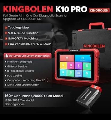 KINGBOLEN K10 PRO — профессиональный мультимарочный автомобильный