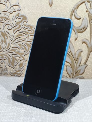 Apple iPhone: IPhone 5s, Б/у, 16 ГБ, Голубой, Кабель — 7