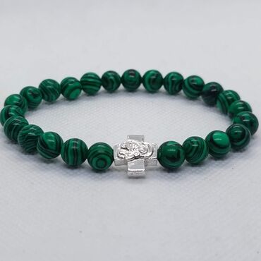 Narukvice: Konac narukvica, Handmade, Materijal: Perlice, Srebro — 4